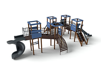 Игровой комплекс Геометрия Н-1500 и Н-2000 ДИО 09070