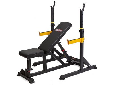 Силовая скамья и стойка для штанги VictoryFit VF-T25