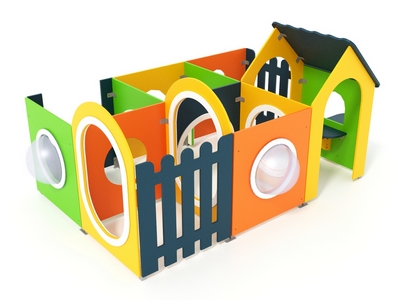 Игровой лабиринт Веселый малыш, 6 секций