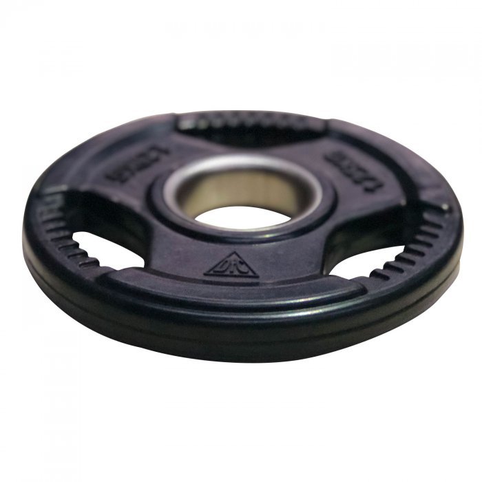 Диск обрезиненный чёрный, с хватом, 51мм (разный вес) - вид 5