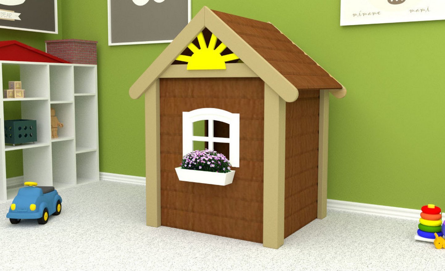 Детский домик Юта 7 - вид 3