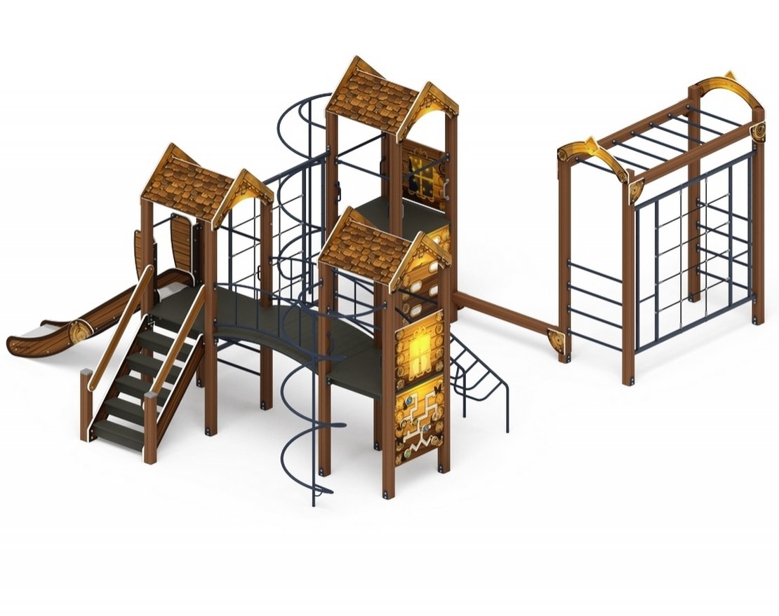 Детская игровая площадка Эко-город приключений-3 - вид 3