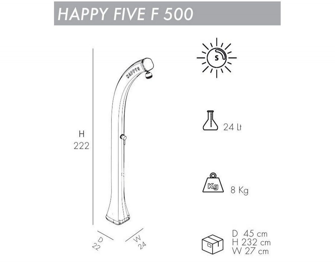 Душ солнечный Happy Five F 500 - вид 2