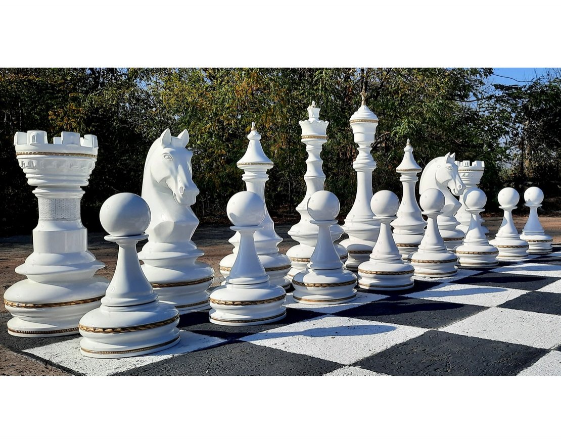 Набор шахматных фигур из стеклопластика (32 шт.) - вид 3