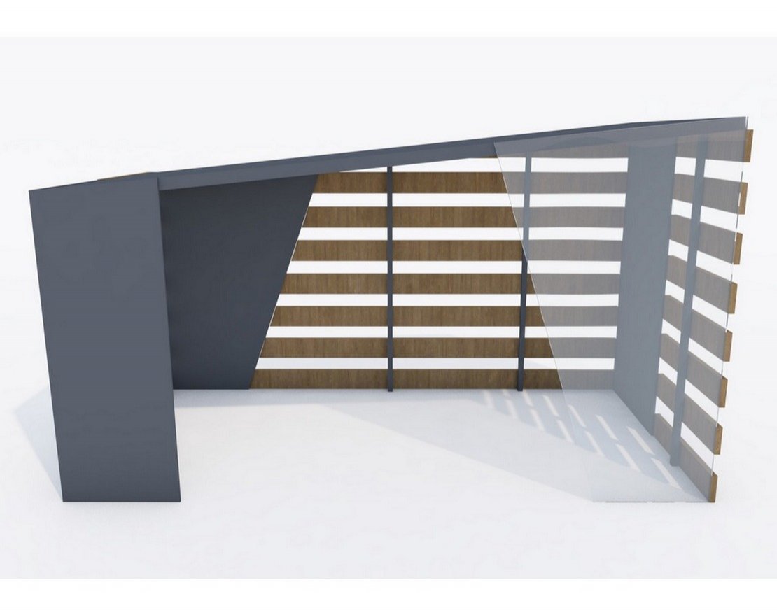 Навес для ТКО 2 - вид 2