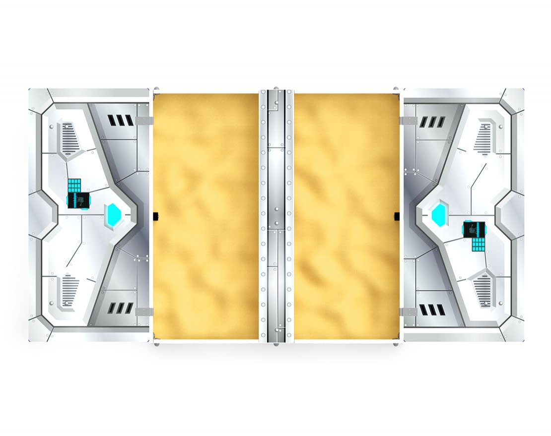 Песочница средняя Матрица-5 (с крышкой) - вид 4
