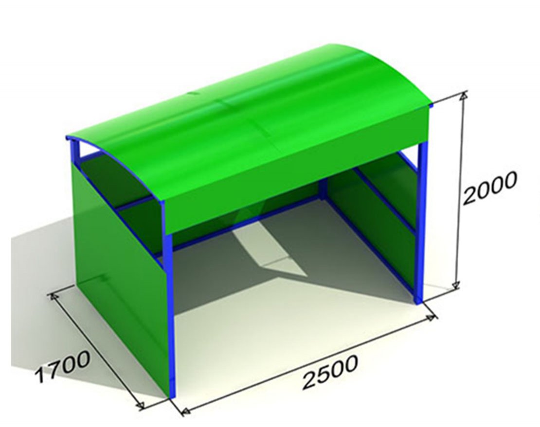 Площадка для мусорных контейнеров - вид 3