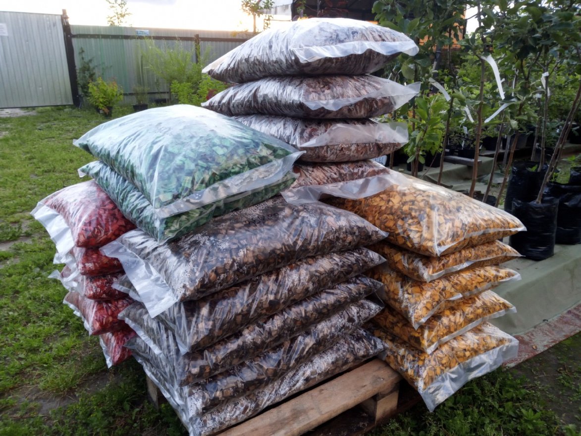 Щепа декоративная коричневая - вид 3