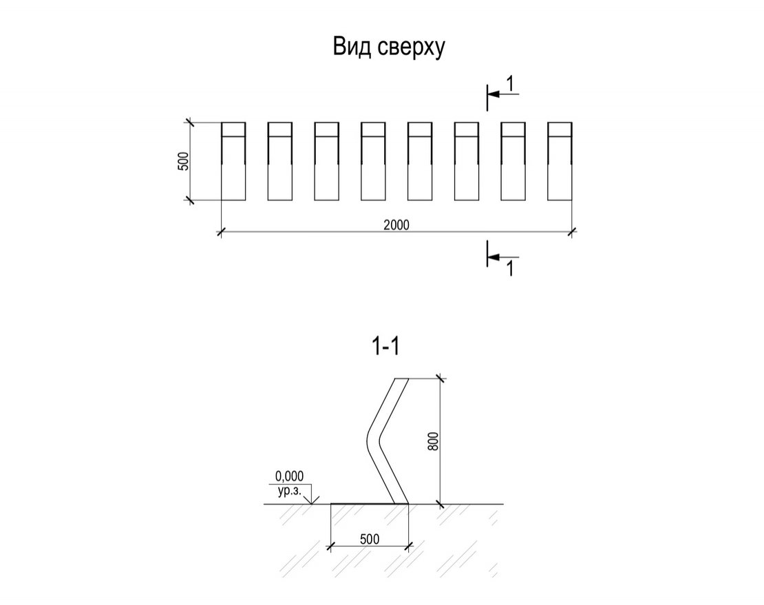 Велопарковка 4 - вид 3