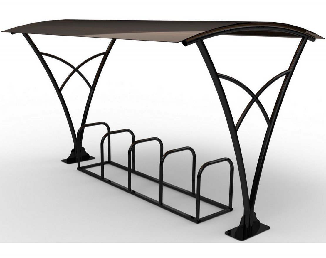 Велопарковка Фонарь с навесом - вид 5