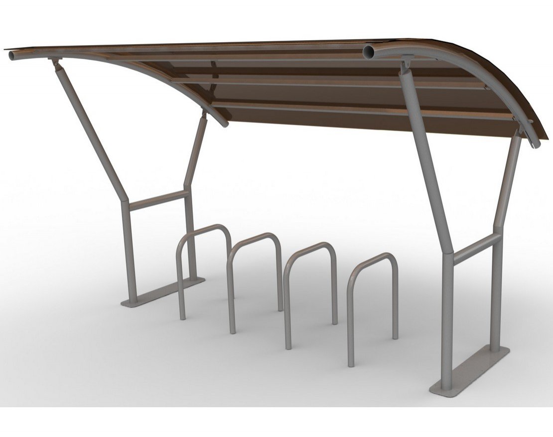 Велопарковка Сити с навесом - вид 5